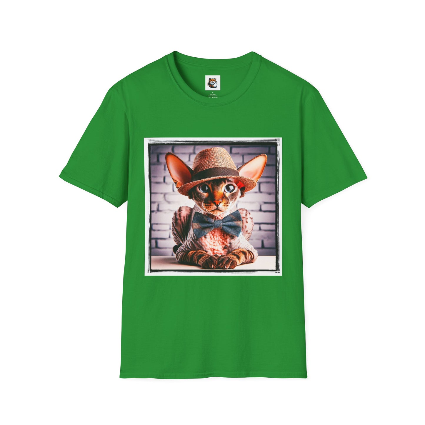 Cornish Rex Cat bow tie and hat T-Shirt