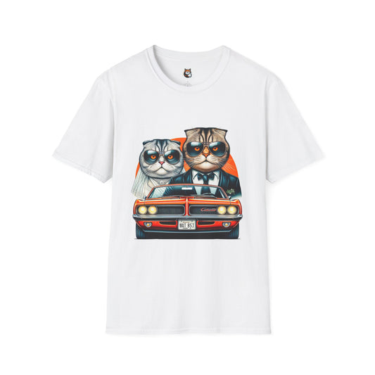 Scottish Fold Cat  just married T-Shirt