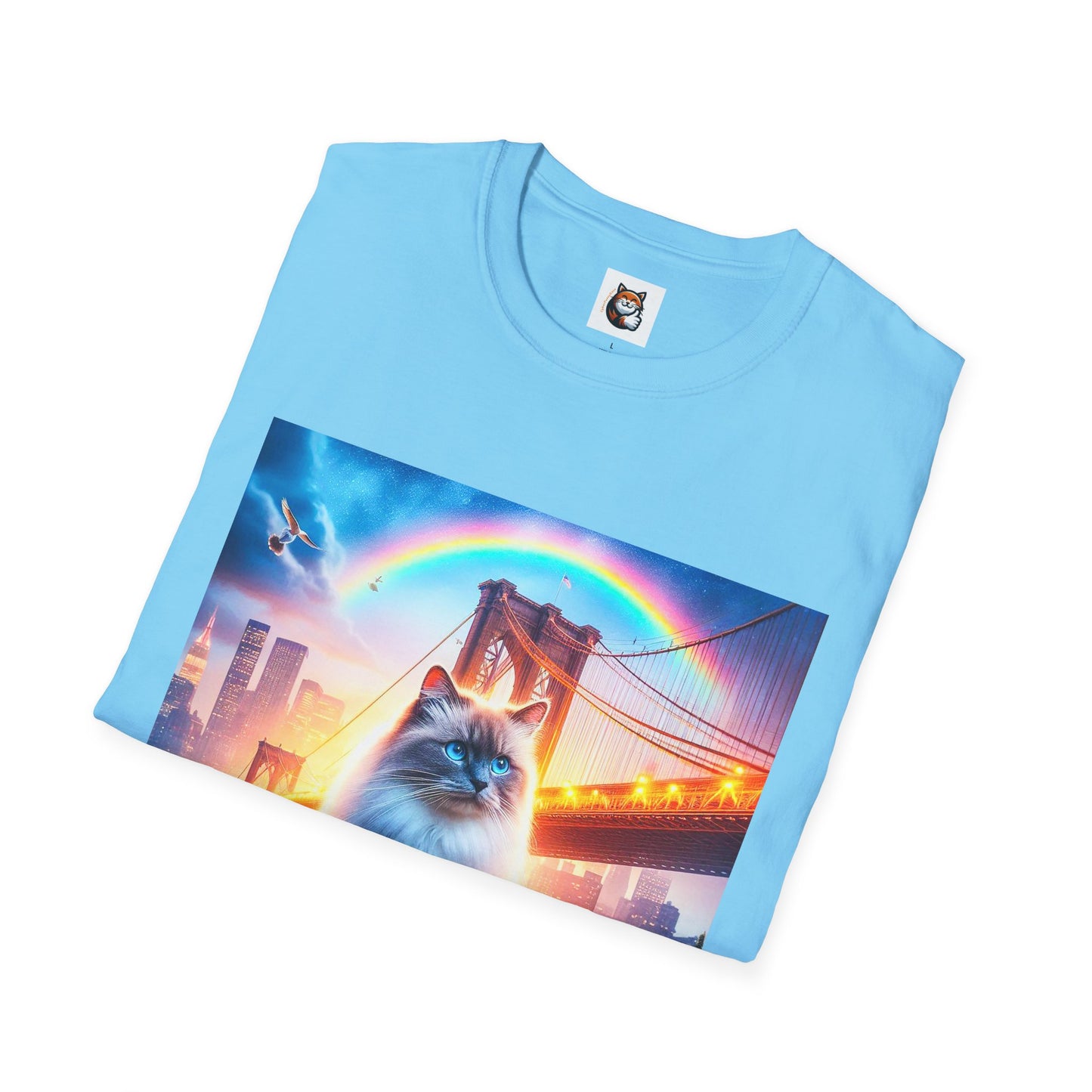 Ragdoll Unisex  rainbow bridge T-Shirt