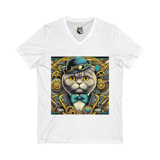Scottish Fold Cat Steam punk shirt