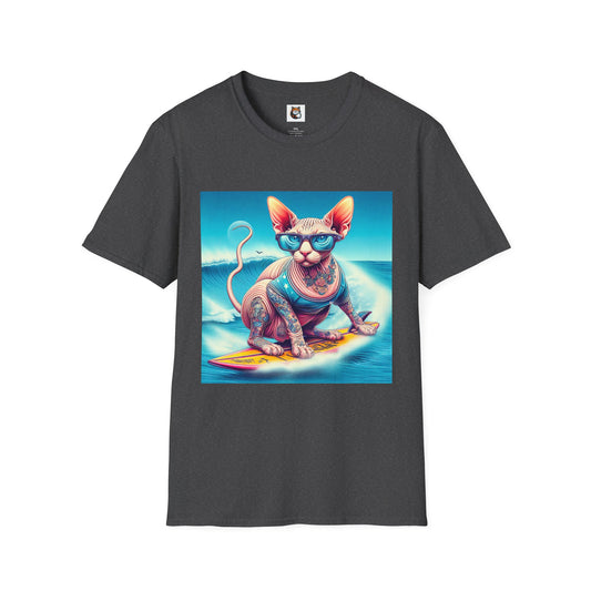 Sphynx Cat surfing beauty shirt