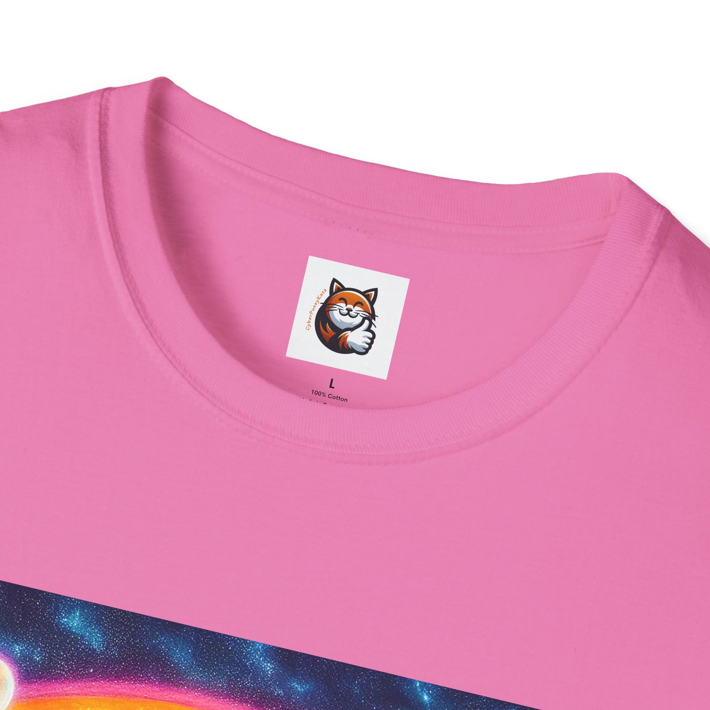Scottish Fold Cat pretty rainbow  T-Shirt