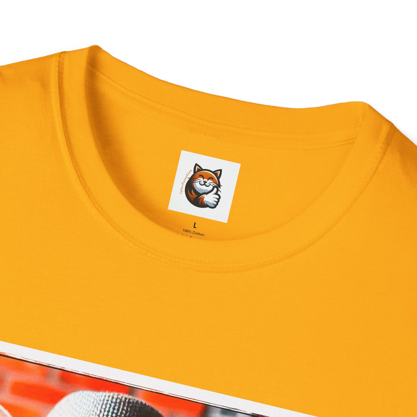 Devon Rex Cat hat and tie Softstyle T-Shirt