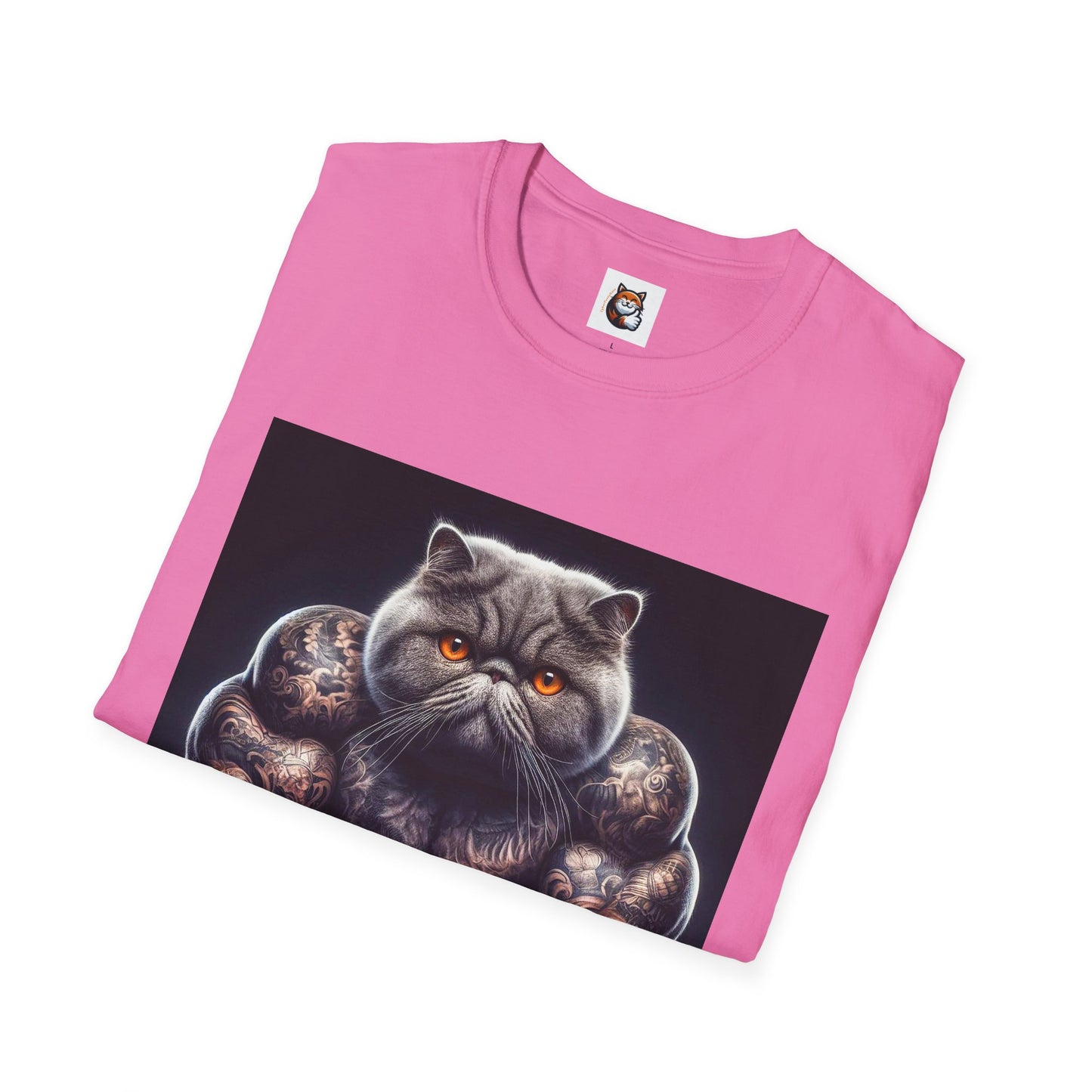 Exotic Shorthair Cat Unisex Softstyle T-Shirt