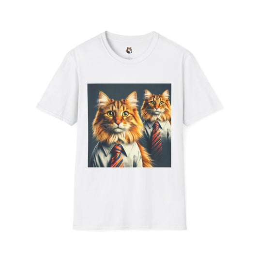 Norwegian Forest Cat Unisex Softstyle T-Shirt