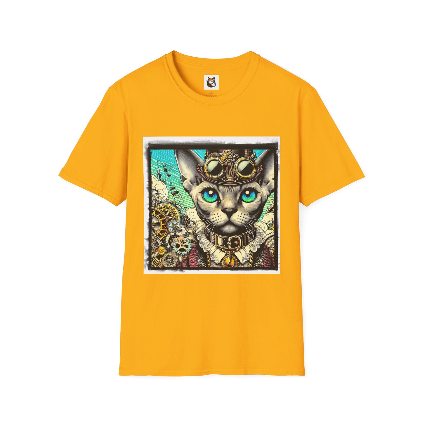 Devon Rex Cat Unisex Softstyle T-Shirt