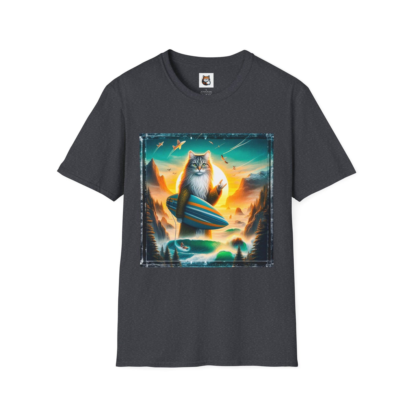 Norwegian Forest Cat Unisex Softstyle T-Shirt