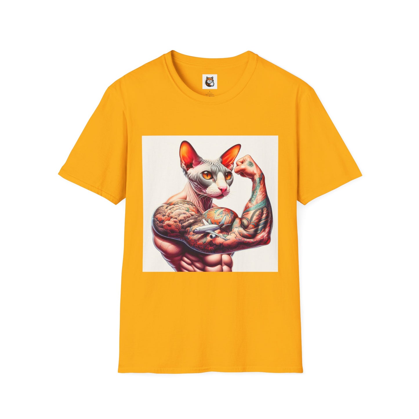 Cornish Rex Cat muscles  T-Shirt