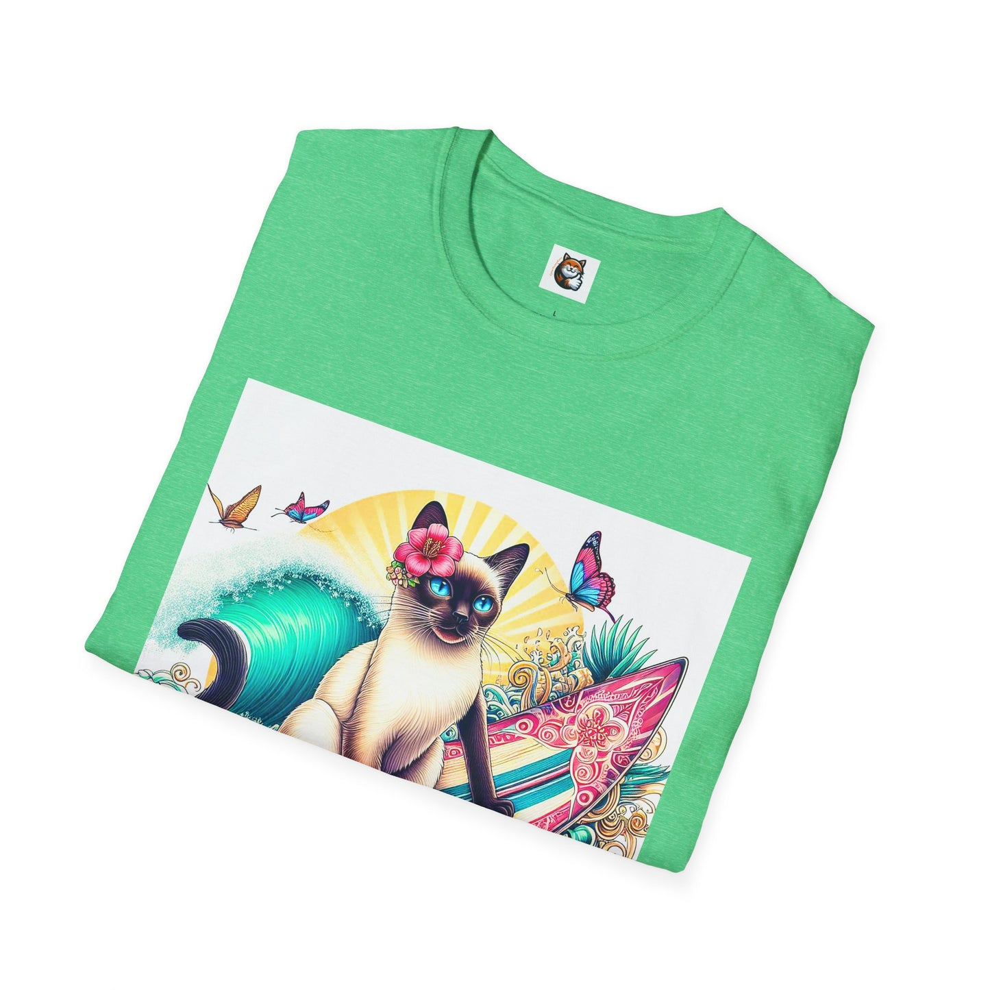 Siamese Cat surfing