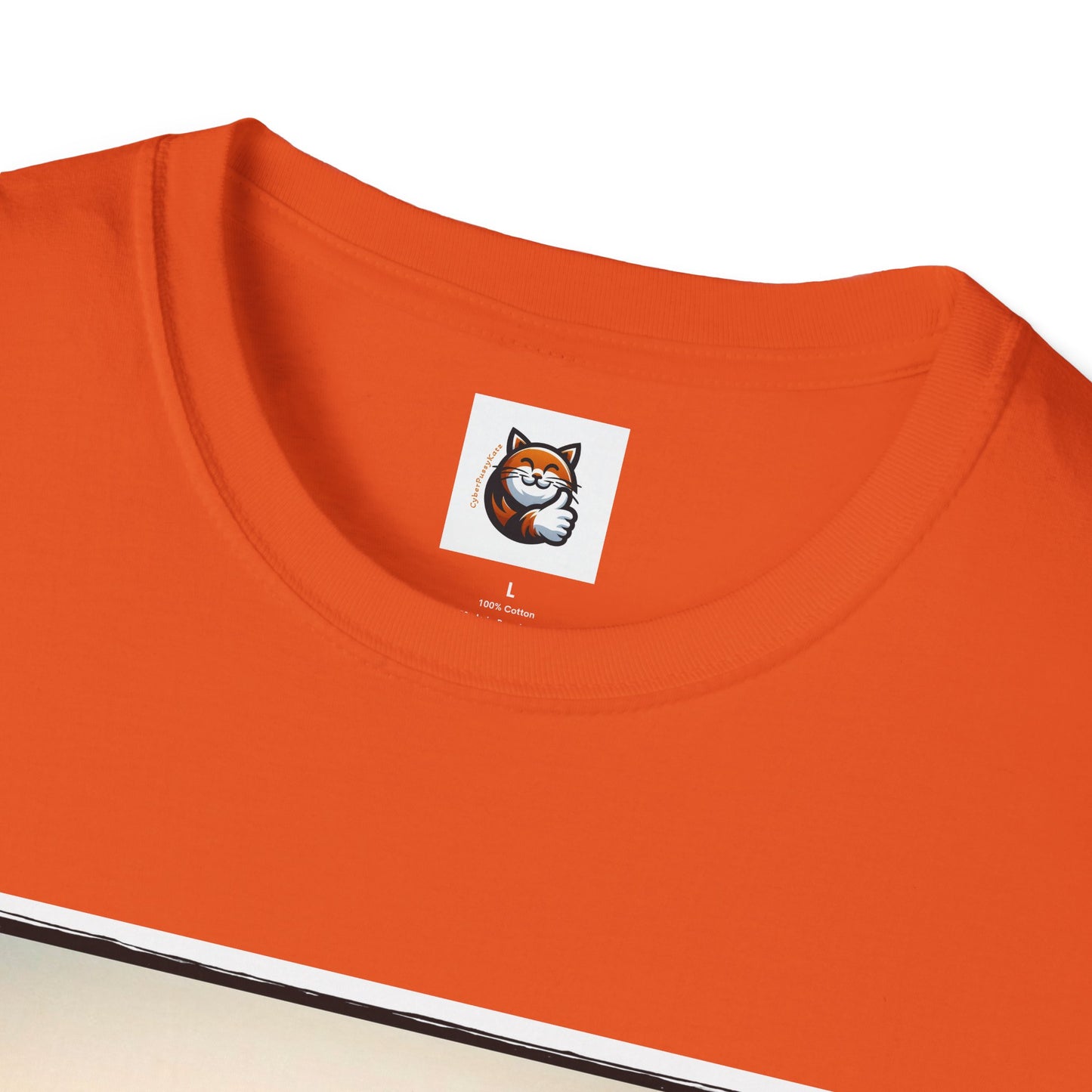 Wacky  Devon Rex tiny couple  Unisex Softstyle T-Shirt