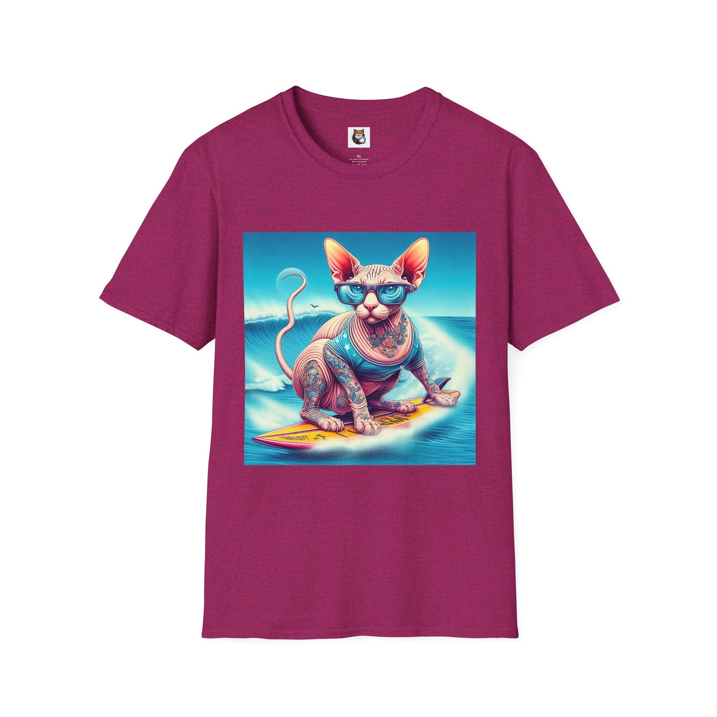 Sphynx Cat surfing beauty shirt