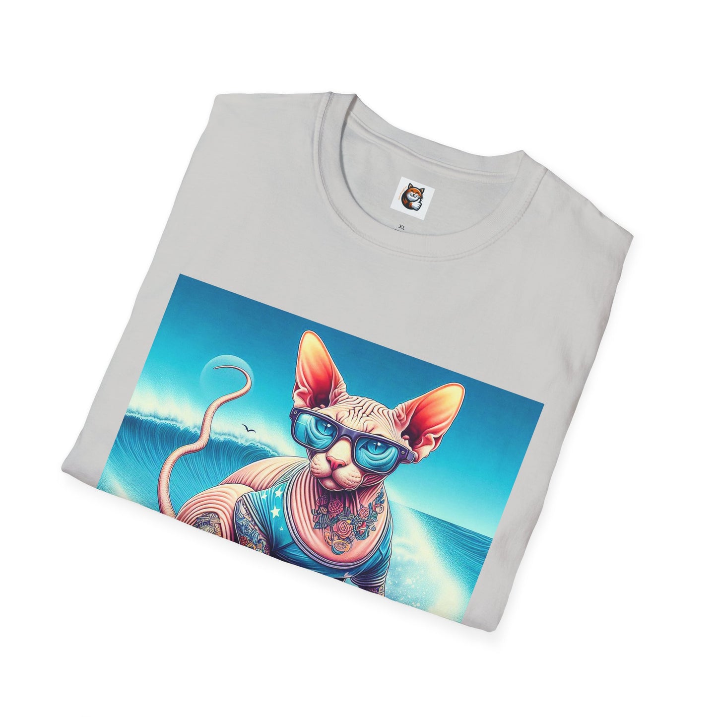 Sphynx Cat surfing beauty shirt
