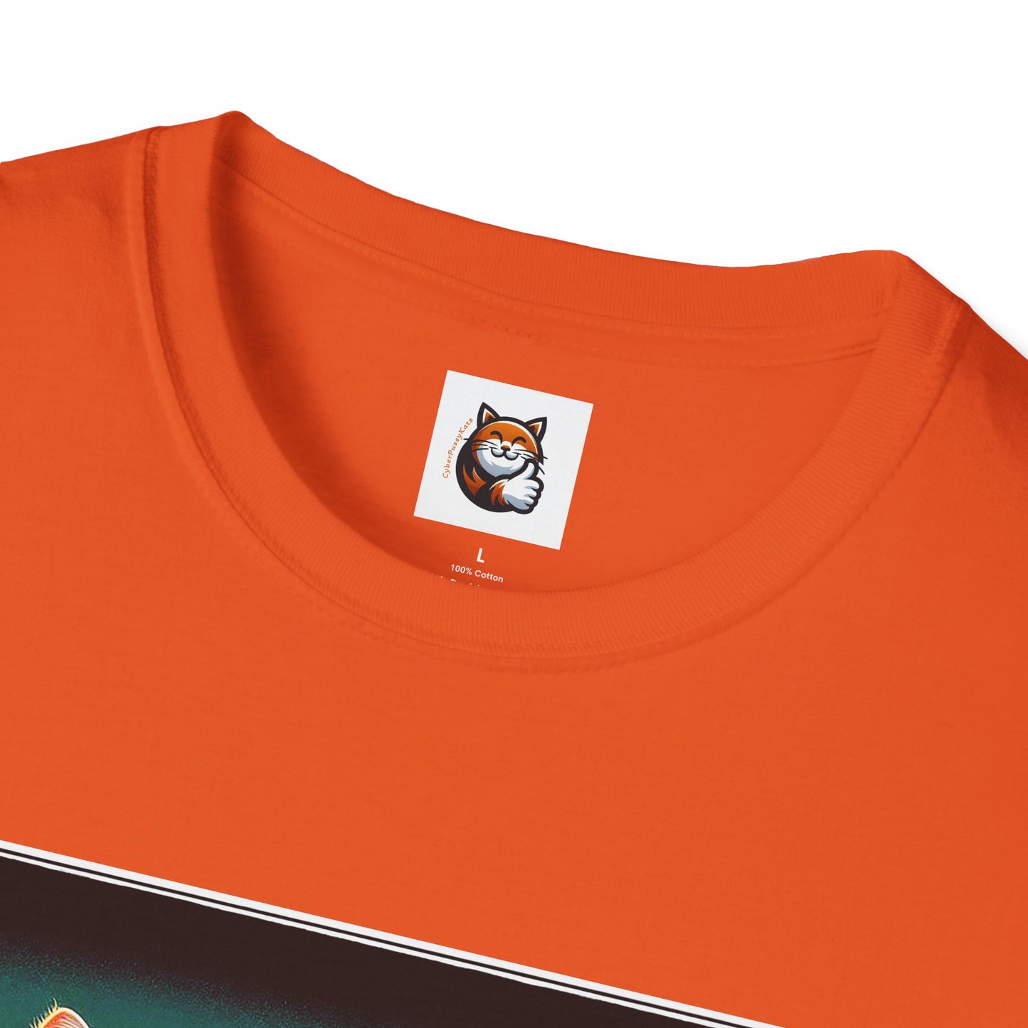 Wacky Exotic Shorthair Cat Unisex Softstyle T-Shirt