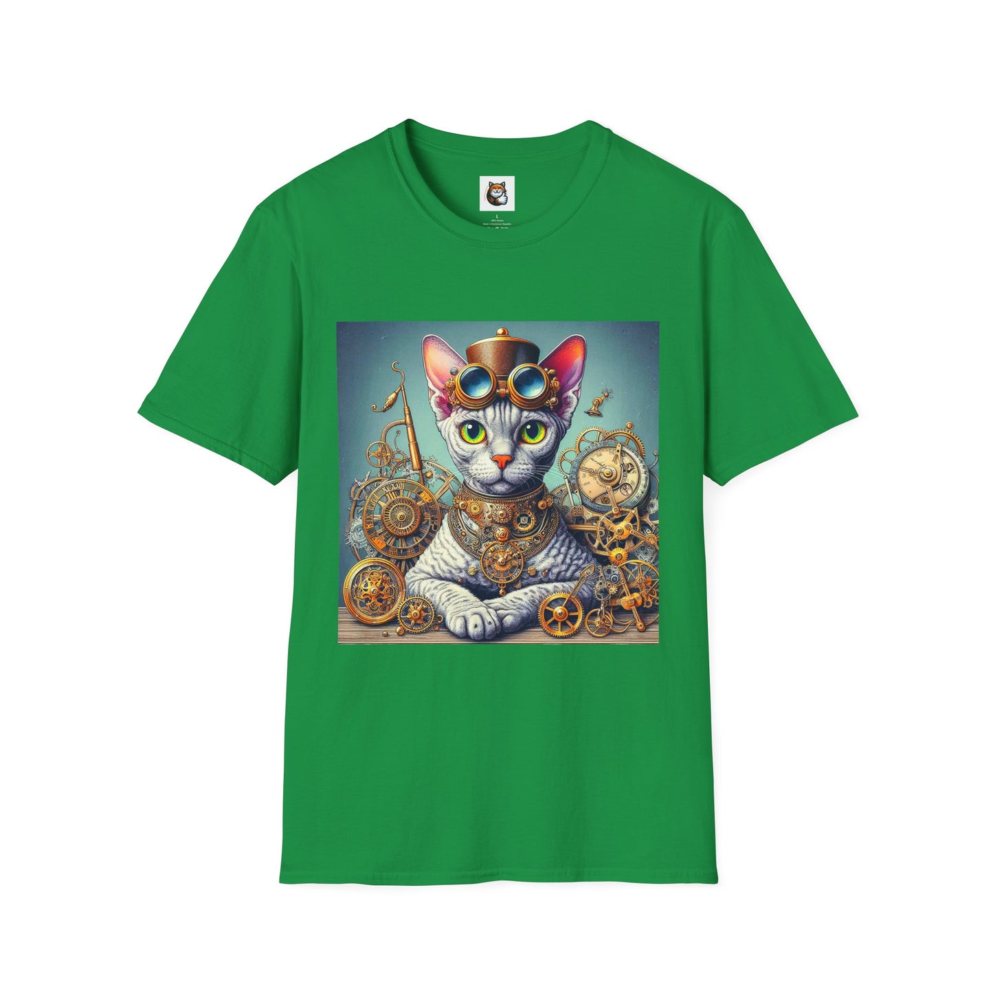 Devon Rex Cat Unisex Softstyle T-Shirt