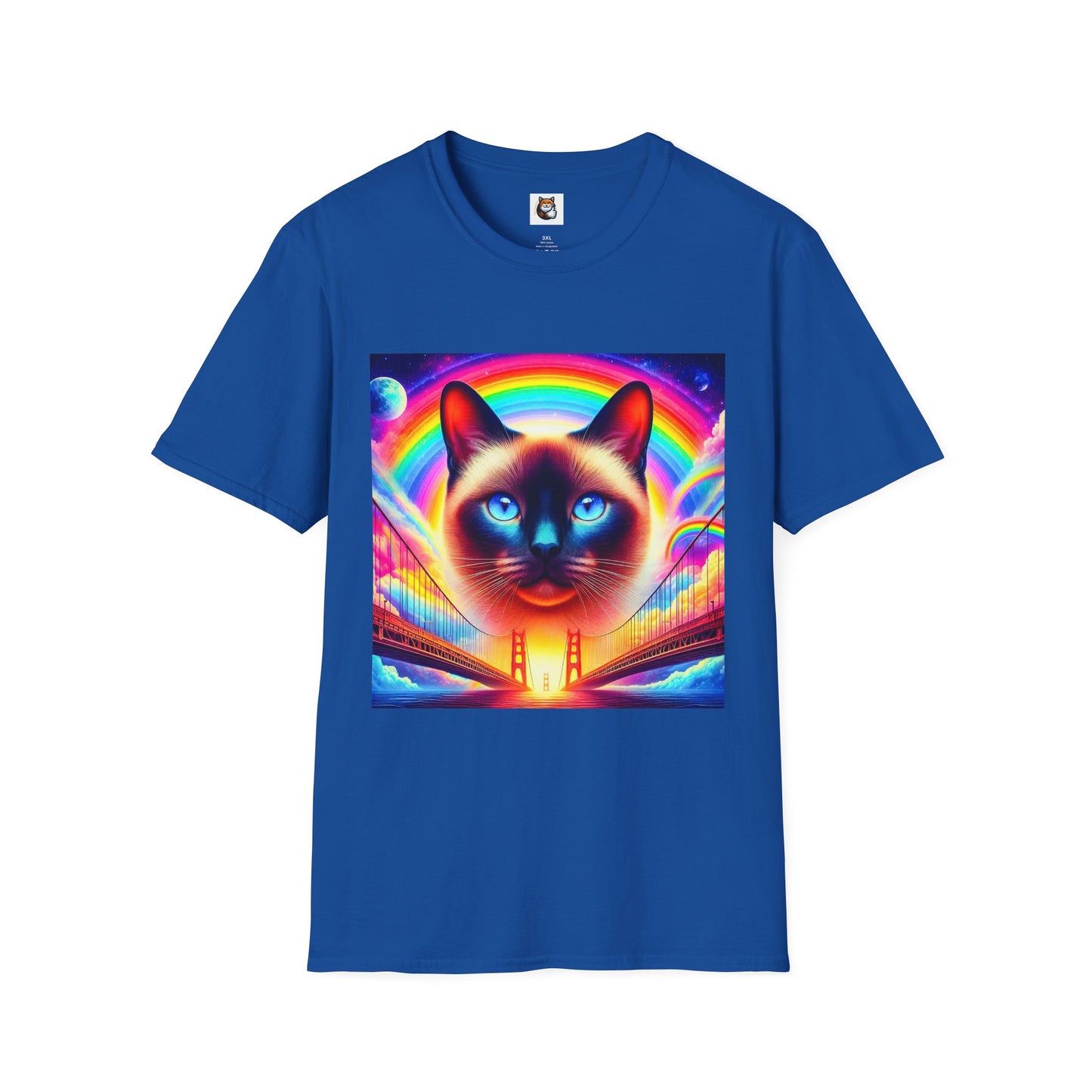 Siamese Cat floating kitty shirt