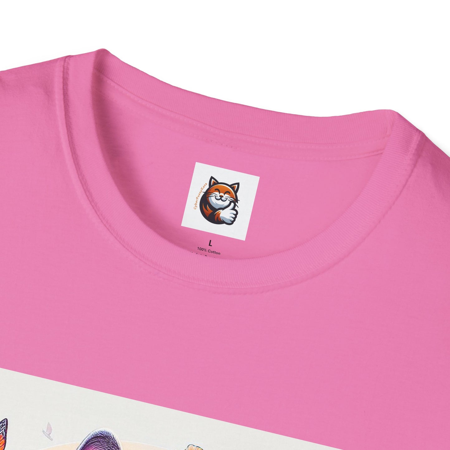 British Shorthair surf board Softstyle T-Shirt