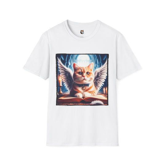 Domestic Cat Angel and clouds  T-Shirt