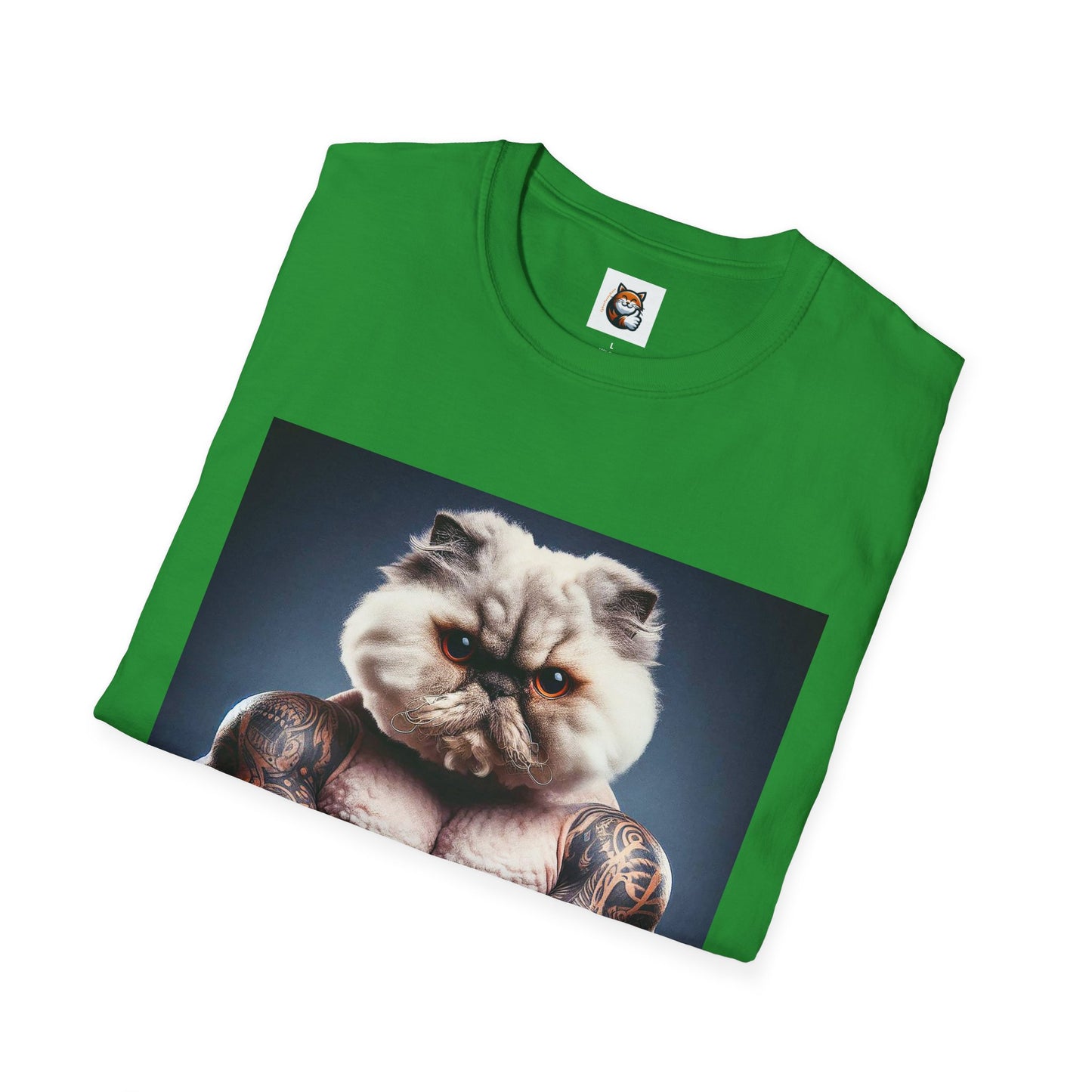Selkirk Rex Cat T-Shirt - gym day