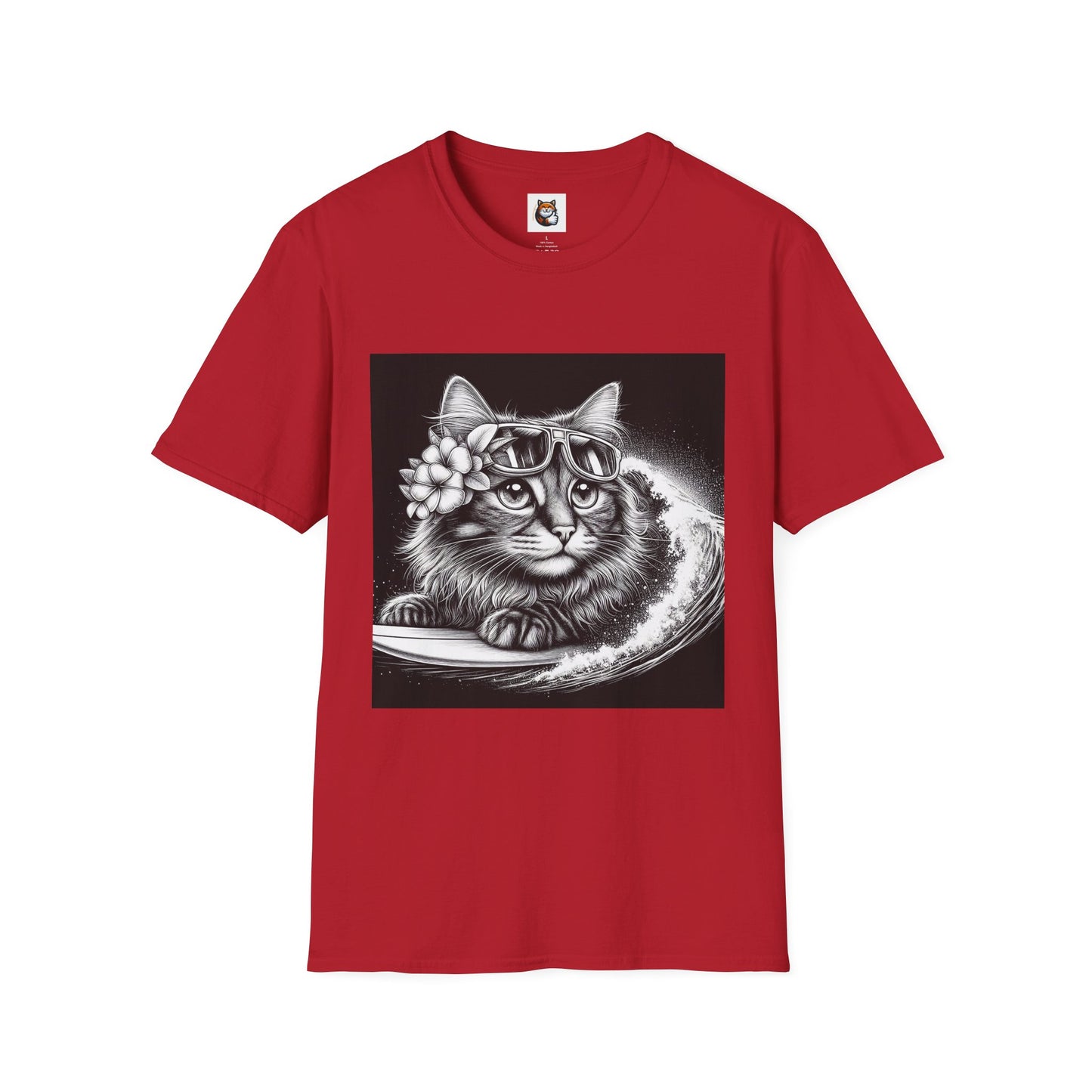 Domestic Cat black and white  T-Shirt