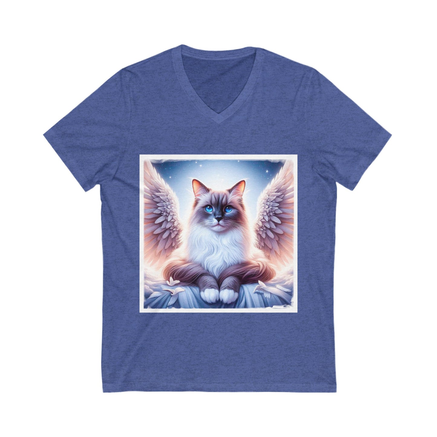 Birman Unisex Jersey Short Sleeve V-Neck Tee