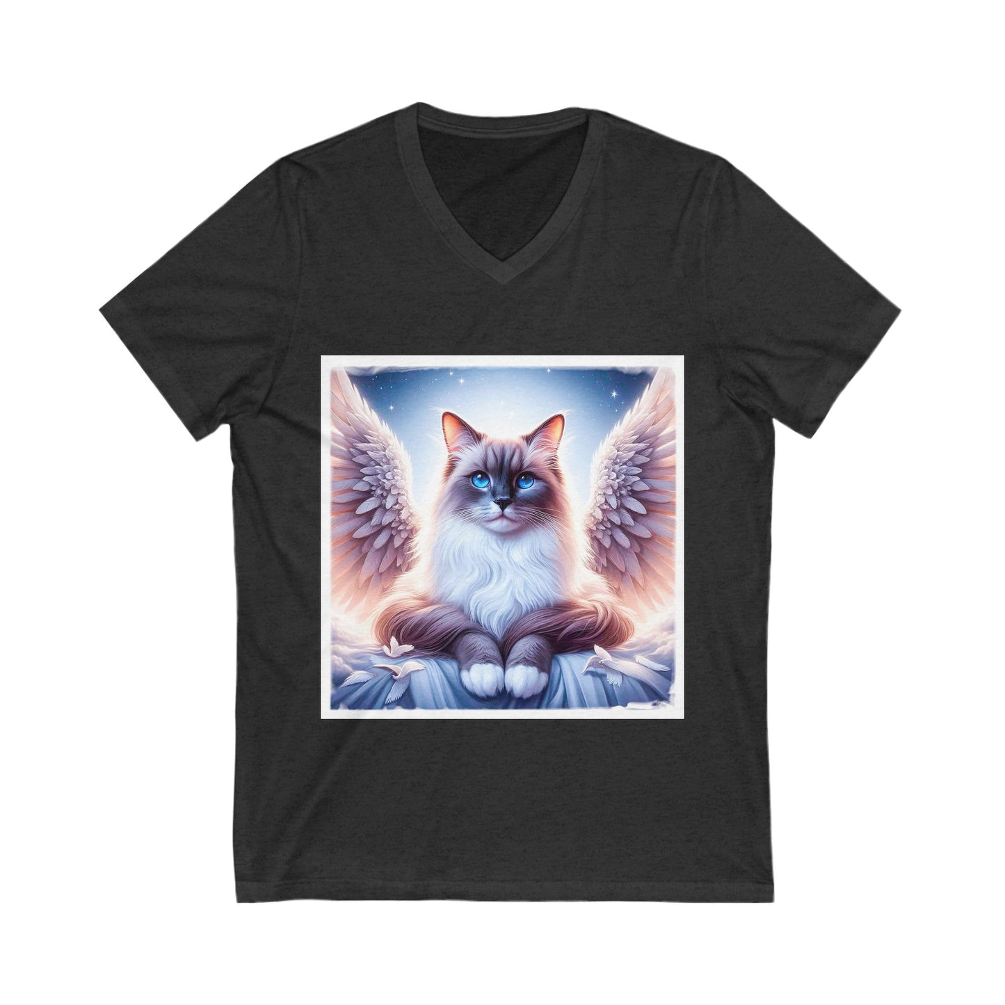 Birman Unisex Jersey Short Sleeve V-Neck Tee
