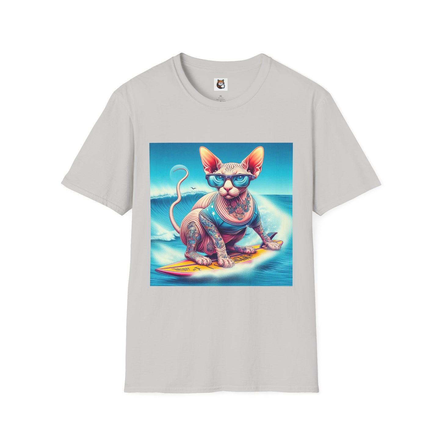 Sphynx Cat surfing beauty shirt