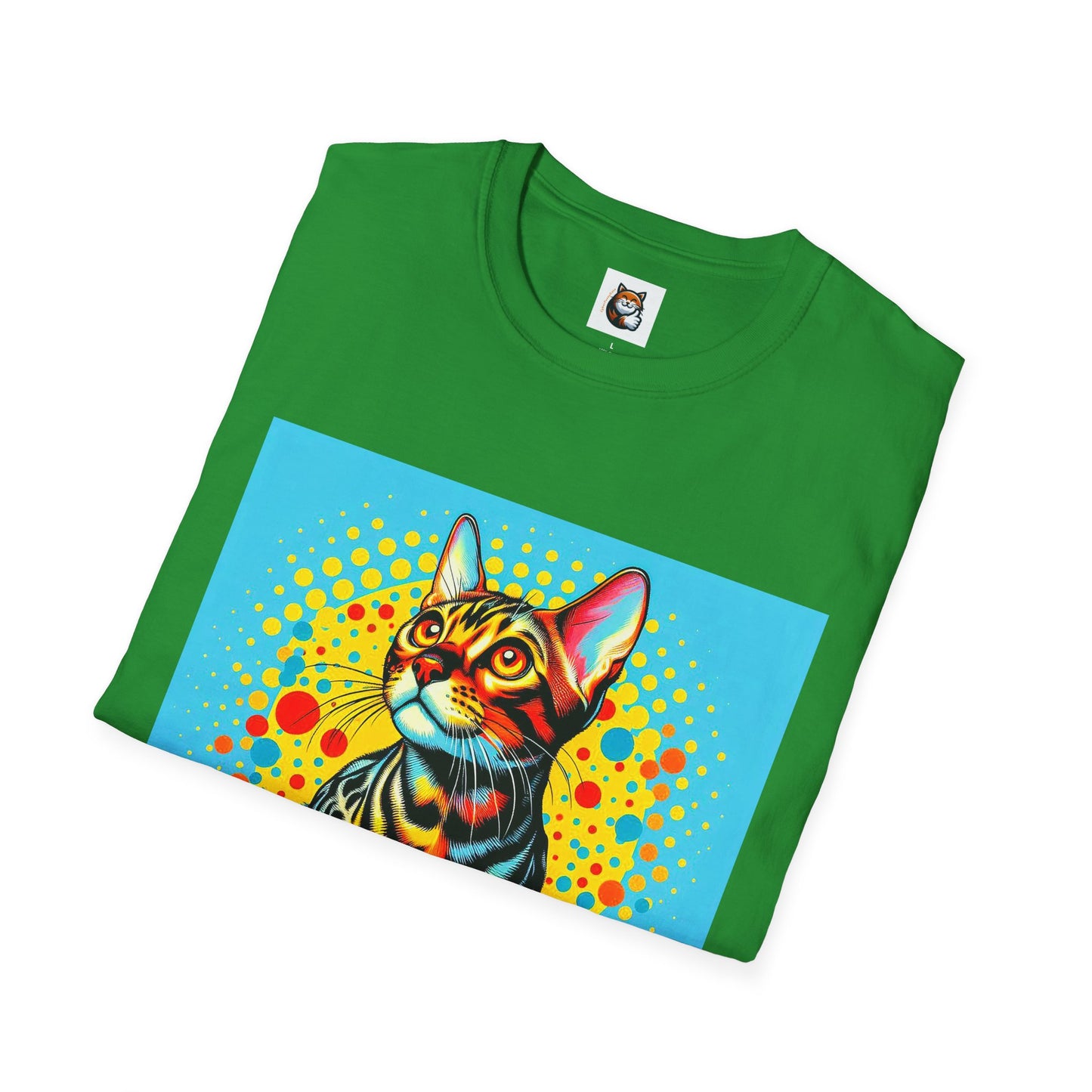 Bengal Unisex spots anf stripes  colors Softstyle T-Shirt