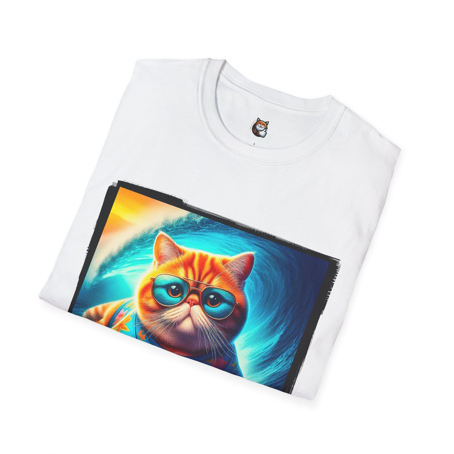 Exotic Shorthair Cat Unisex Softstyle T-Shirt