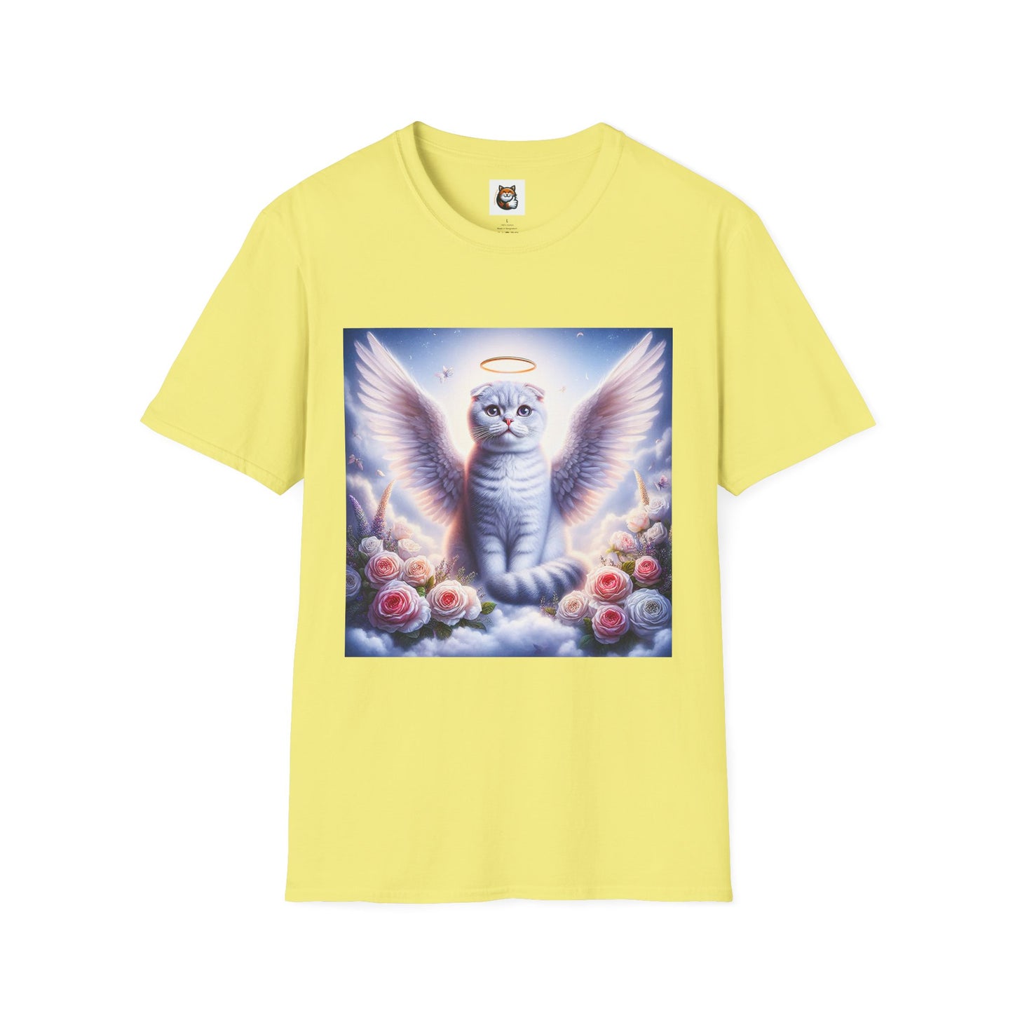 Scottish Fold Cat heavenly Angel T-Shirt