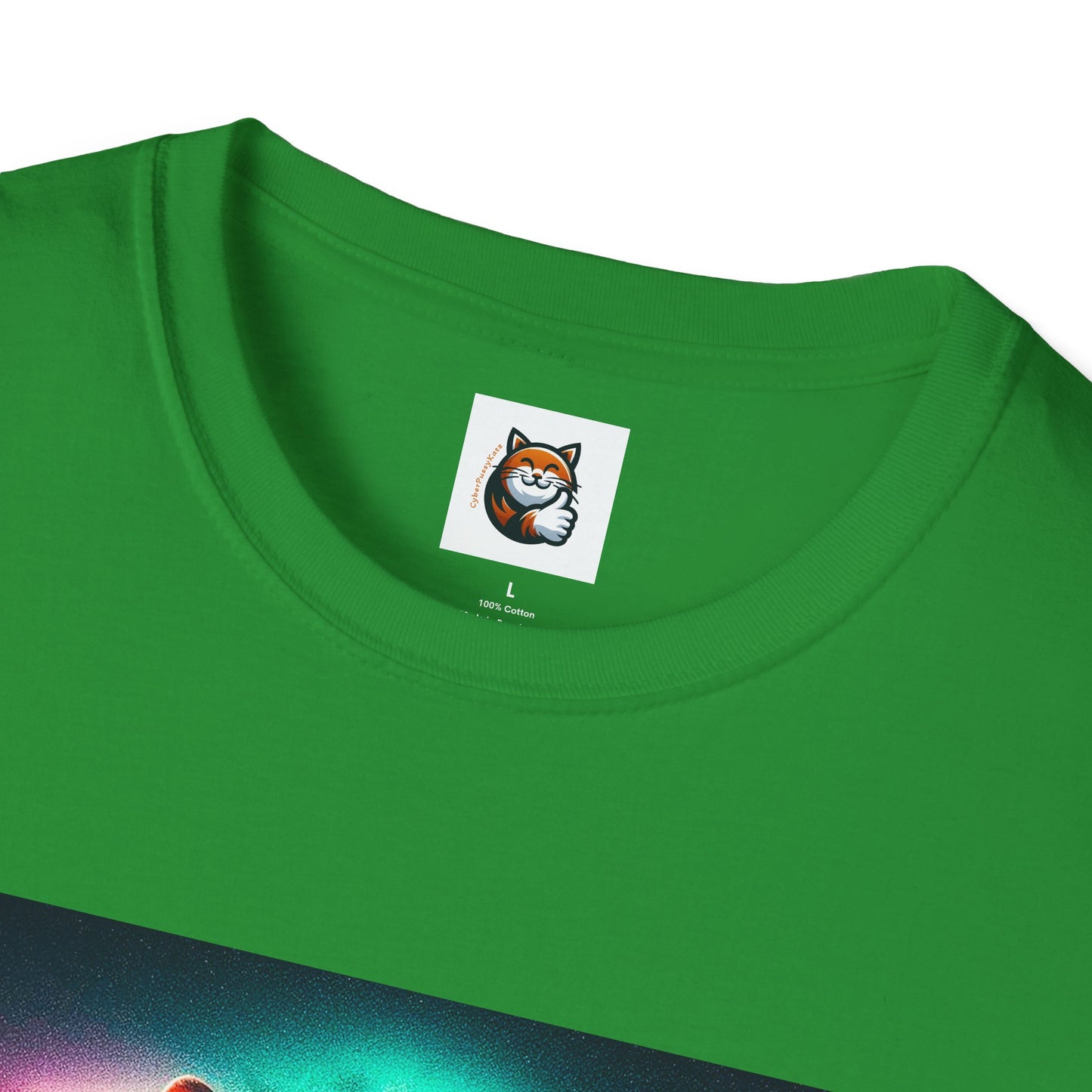 Devon Rex rainbow  Unisex Softstyle T-Shirt