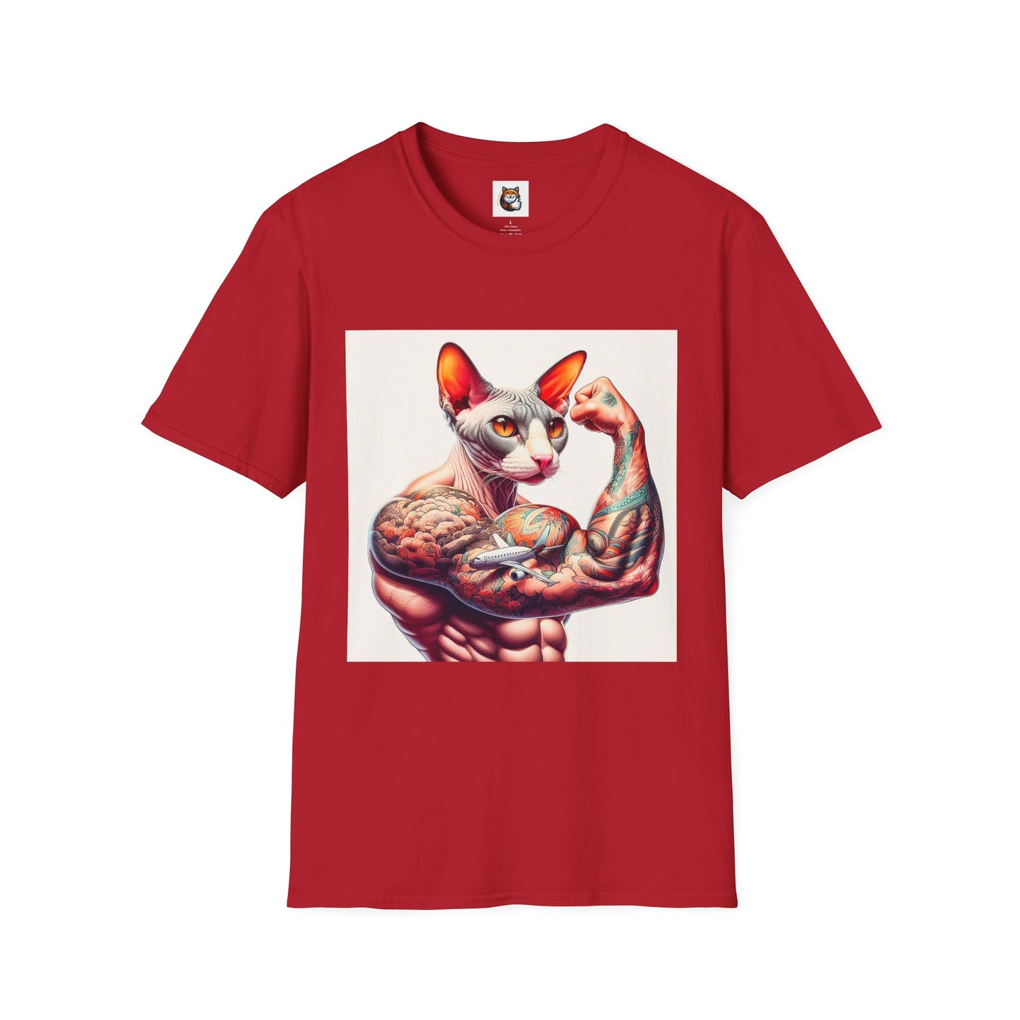 Cornish Rex Cat muscles  T-Shirt