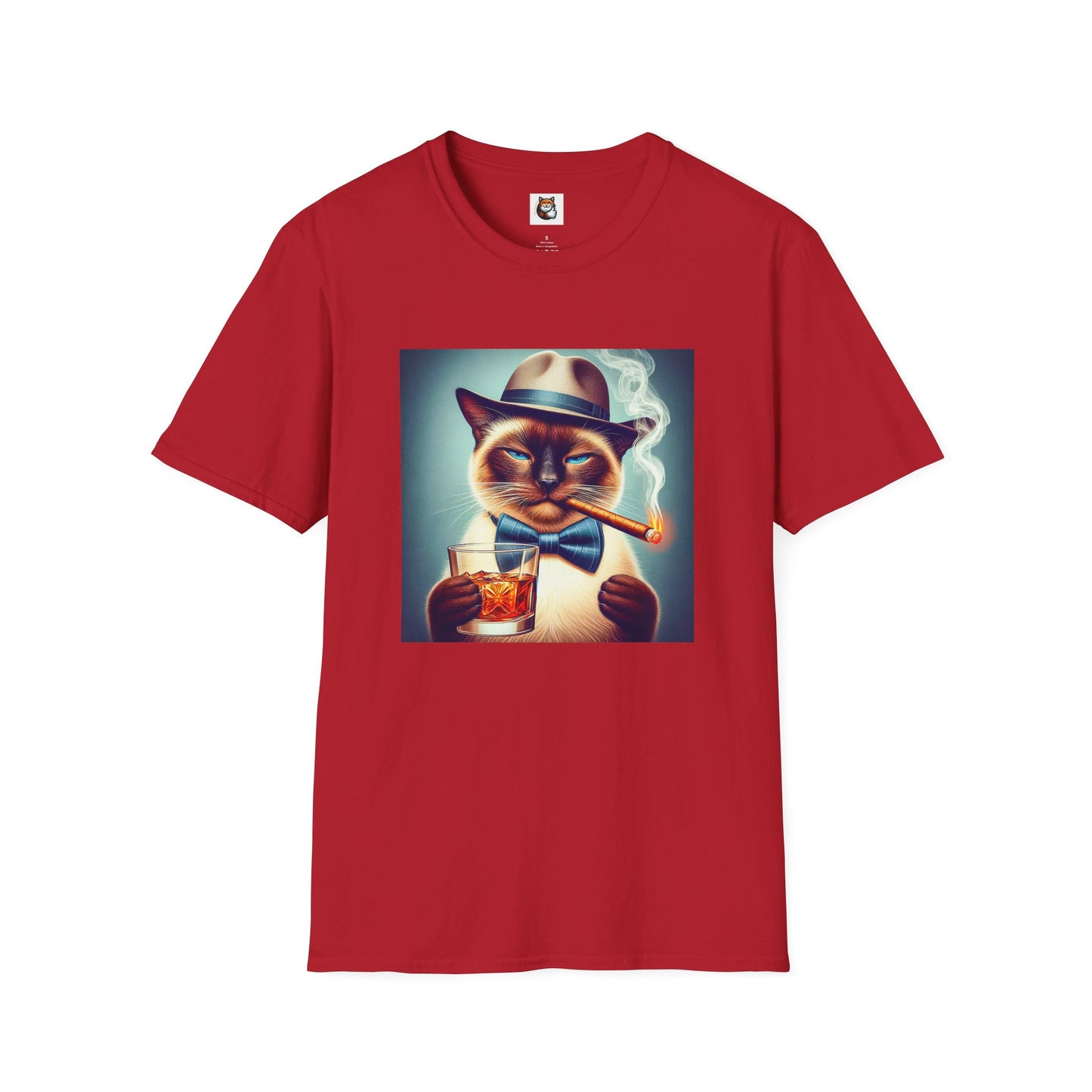 Siamese Cat smoking shirt