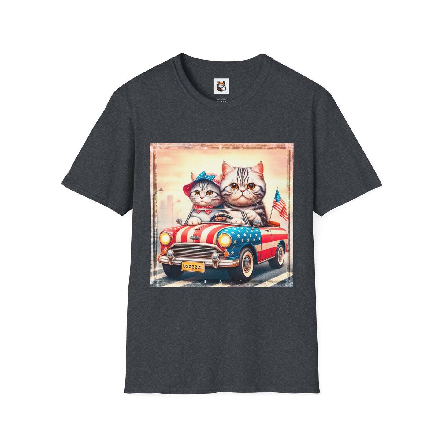 Wacky American Shorthair Unisex Softstyle T-Shirt