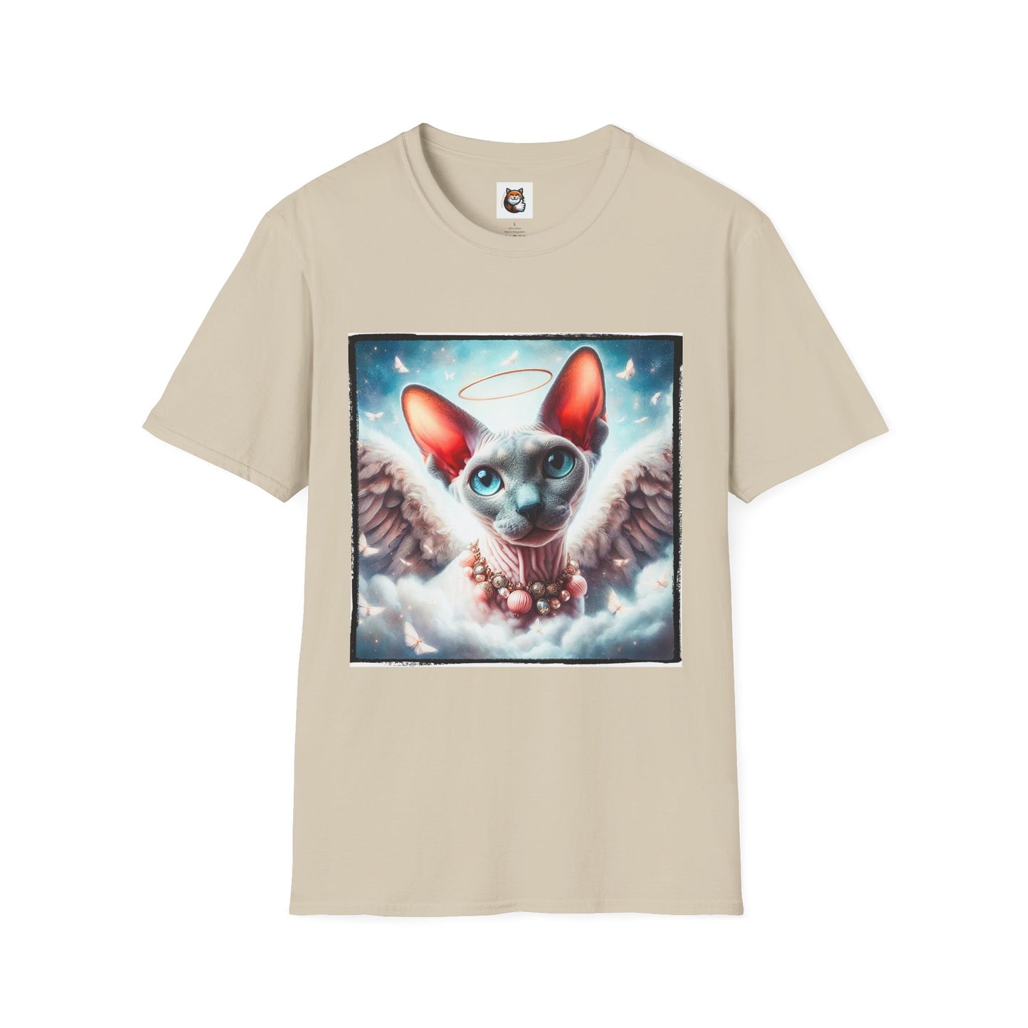 Cornish Rex Cat heavenly Angel  T-Shirt