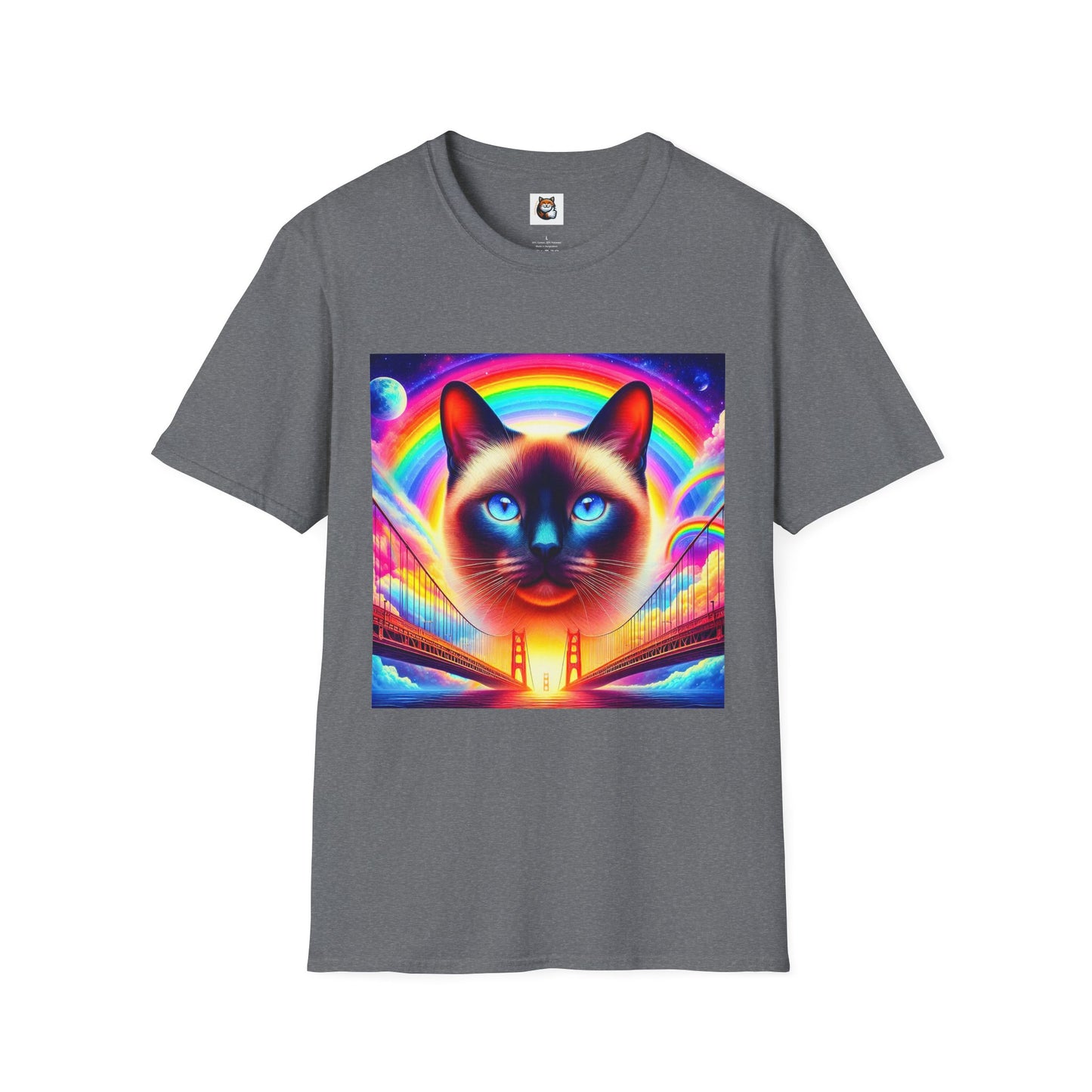 Siamese Cat floating kitty shirt