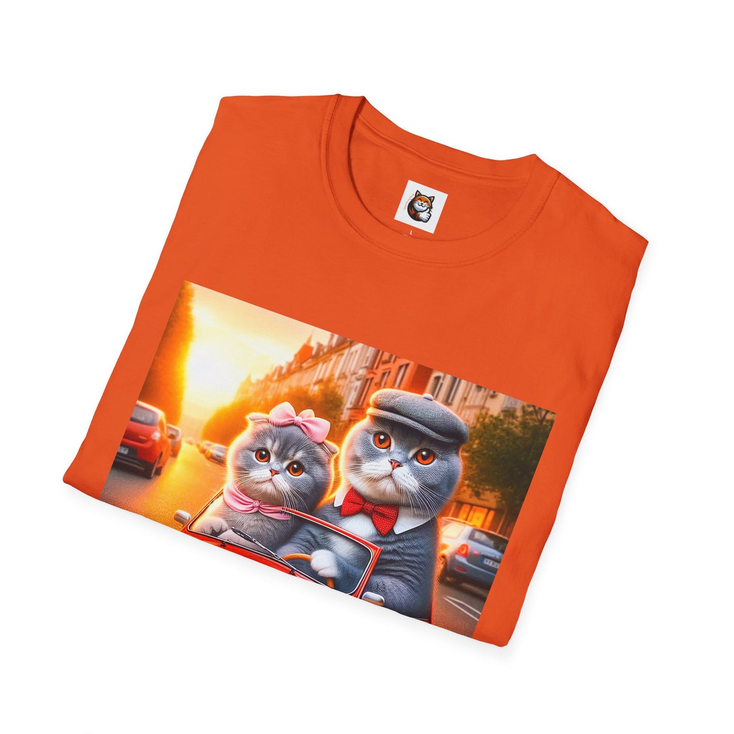 Scottish Fold tiny car  T-Shirt