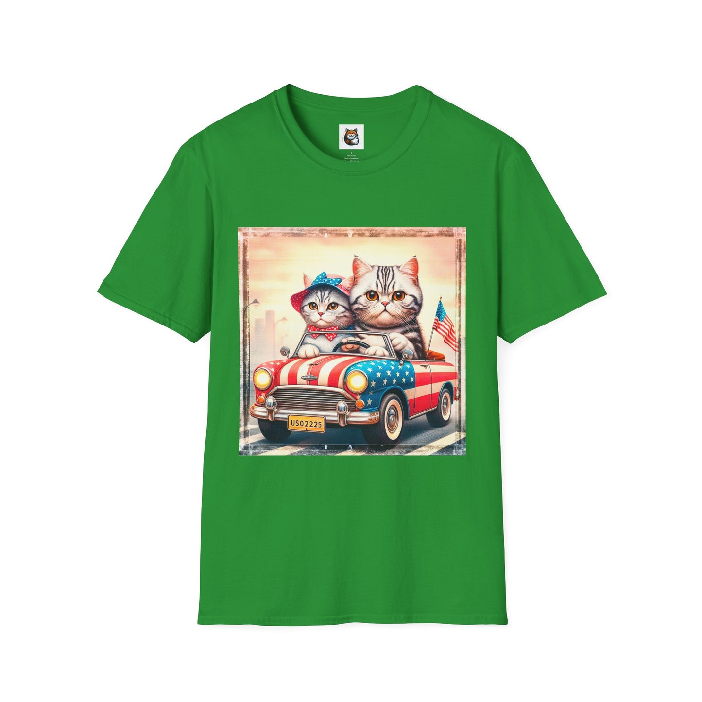 Wacky American Shorthair Unisex Softstyle T-Shirt
