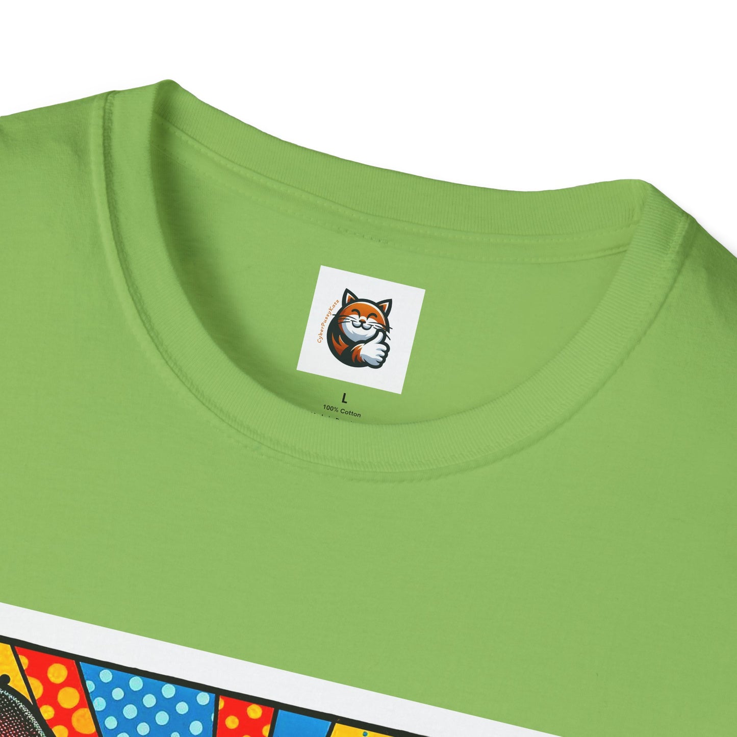 Devon Rex Comic book  Unisex Softstyle T-Shirt