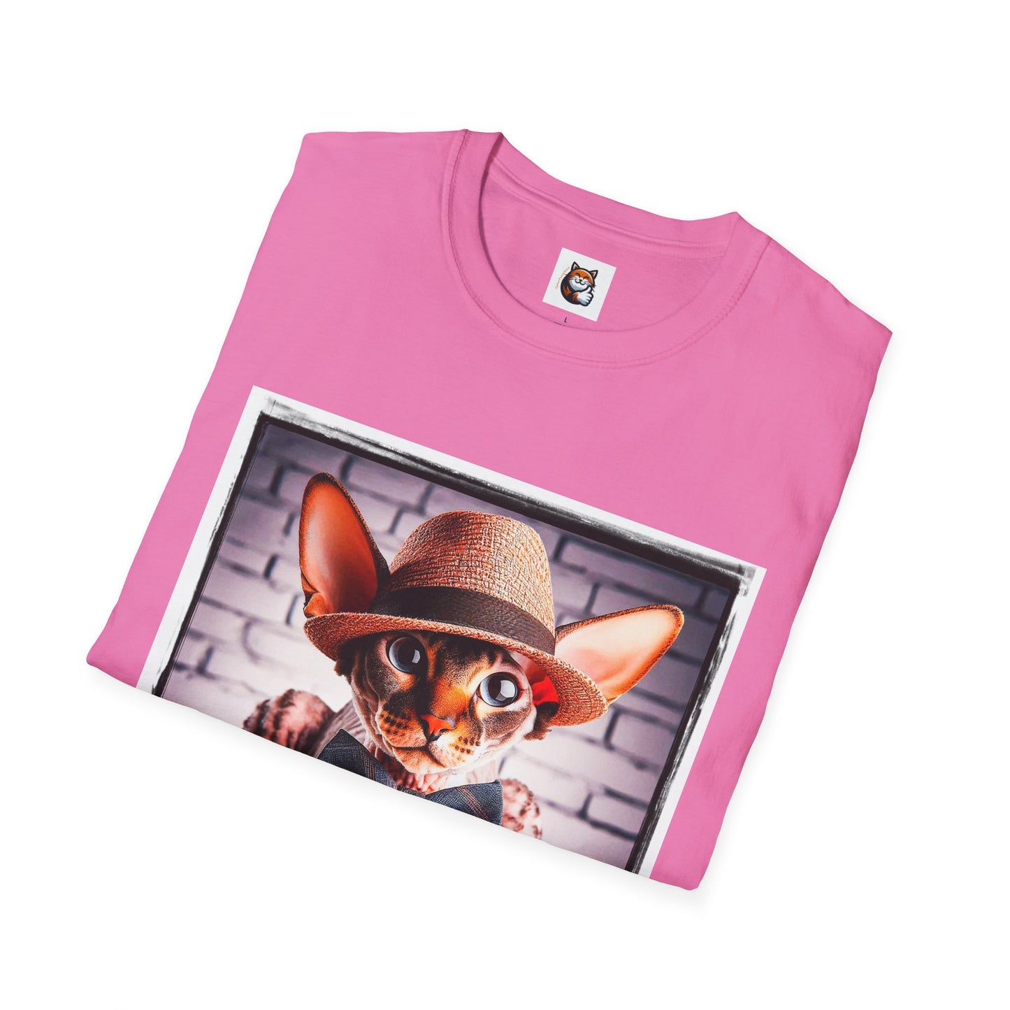 Cornish Rex Cat bow tie and hat T-Shirt