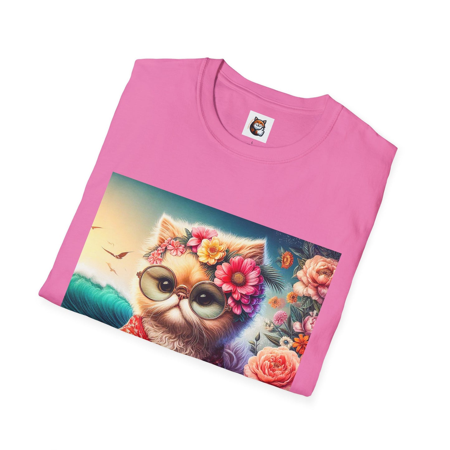 Selkirk Rex Cat T-Shirt beach babe