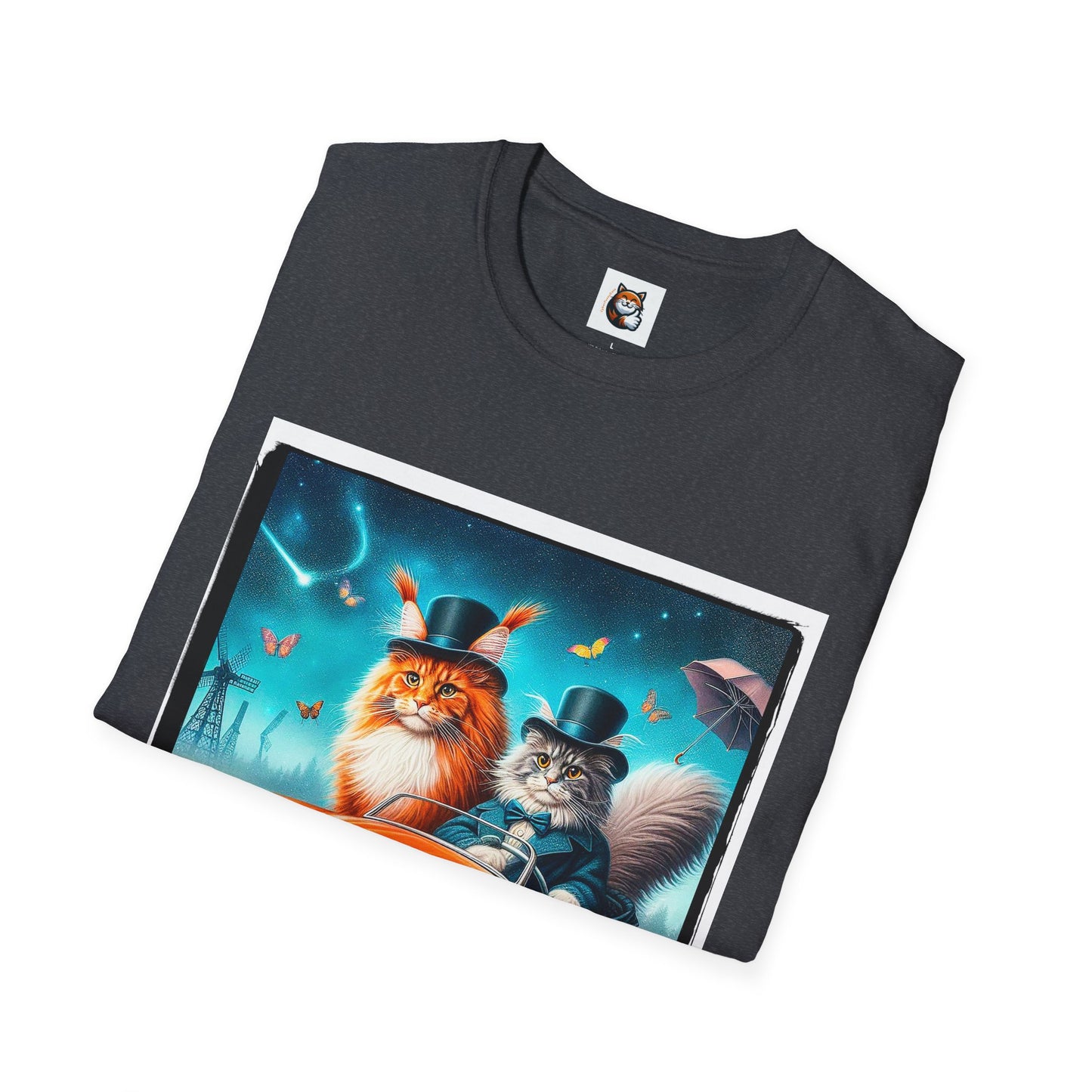 Wacky Maine Coon Unisex Softstyle T-Shirt