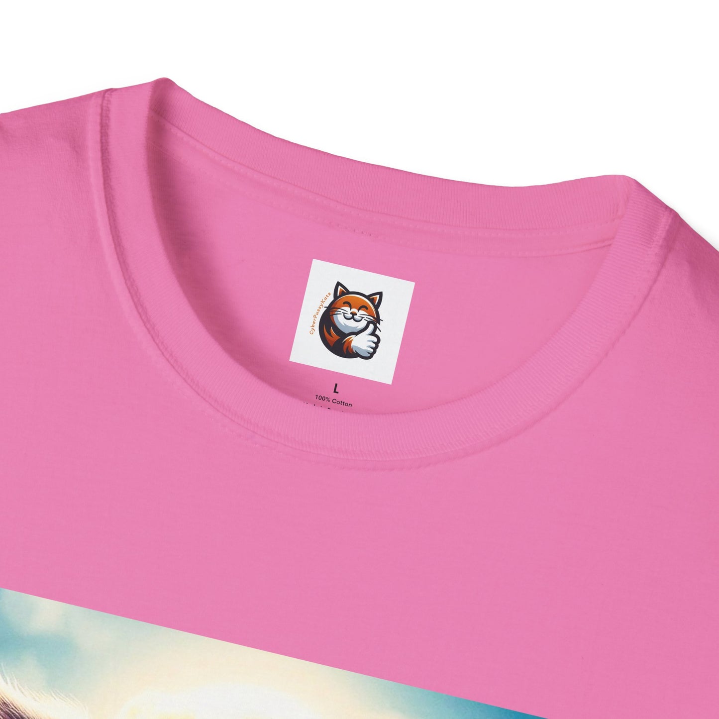 Selkirk Rex Cat T-Shirt  beach day