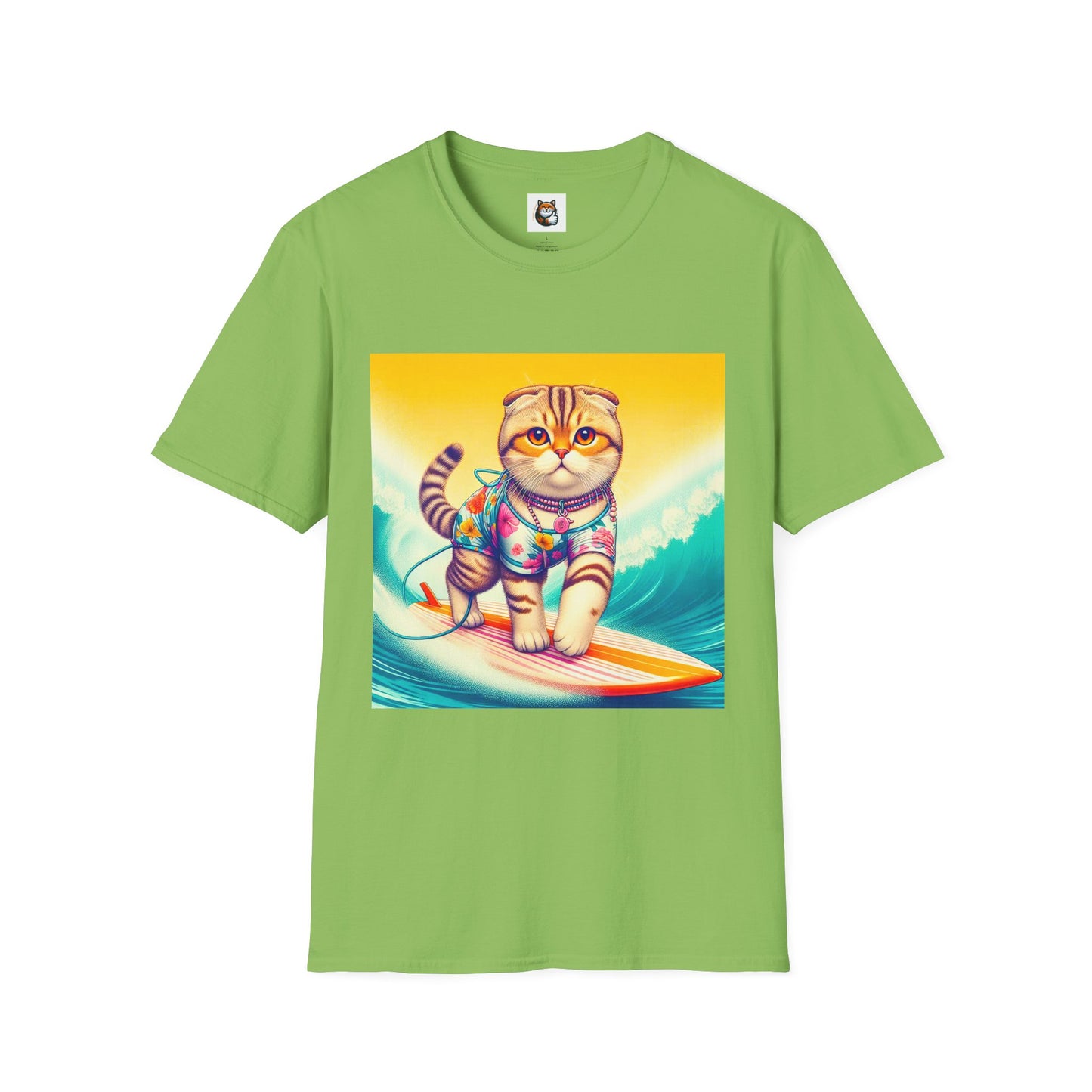 Scottish Fold Cat surfer queen T-Shirt