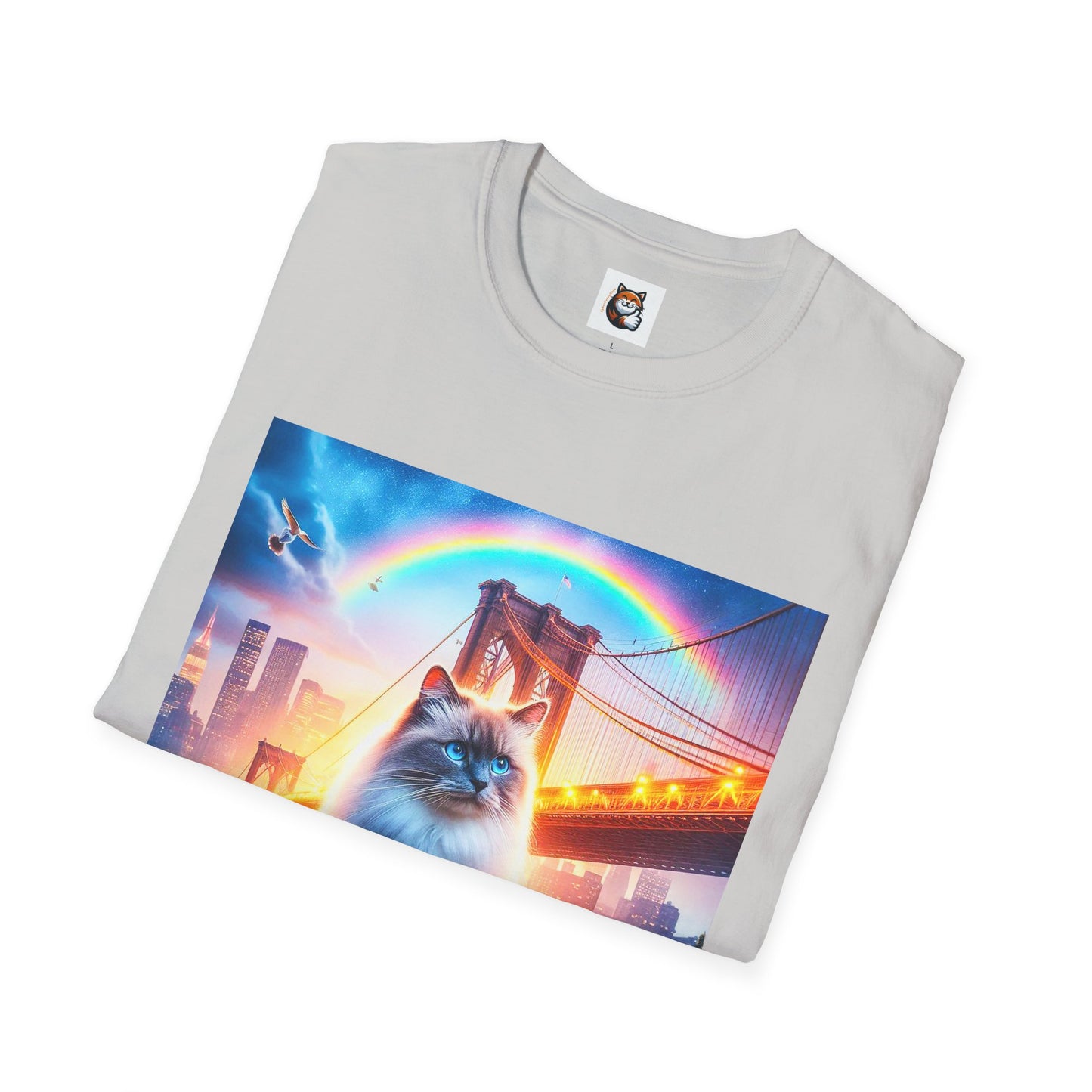 Ragdoll Unisex  rainbow bridge T-Shirt