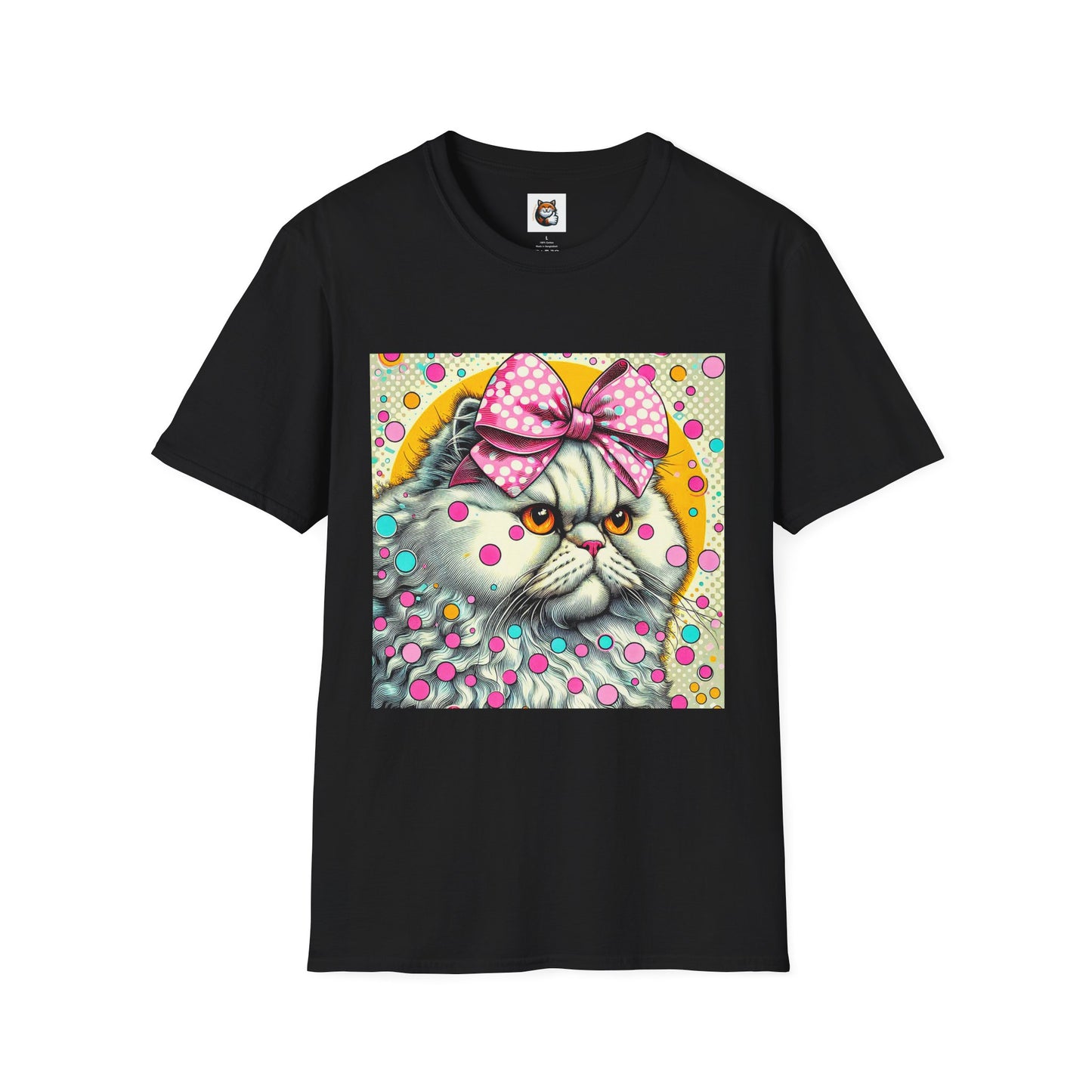 Selkirk Rex Cat T-Shirt angry princess