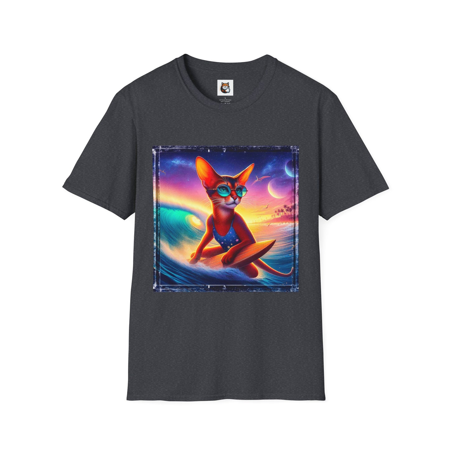 Abyssinian surfer Softstyle T-Shirt