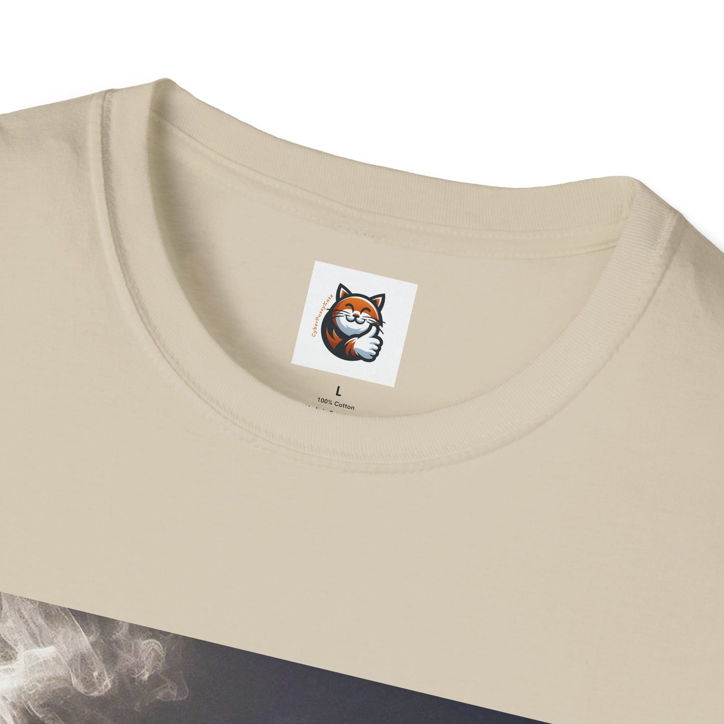 Russian Blue Cat Unisex Softstyle T-Shirt