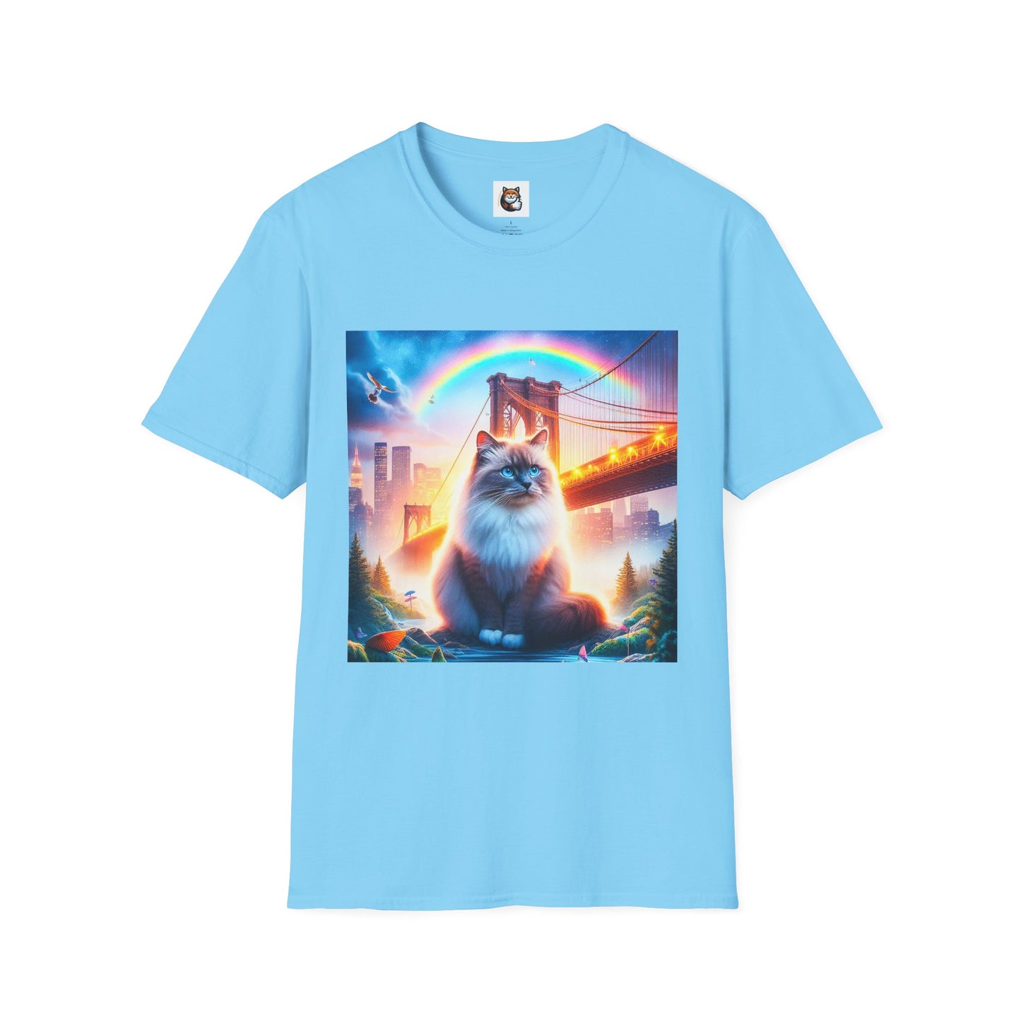 Ragdoll Unisex  rainbow bridge T-Shirt