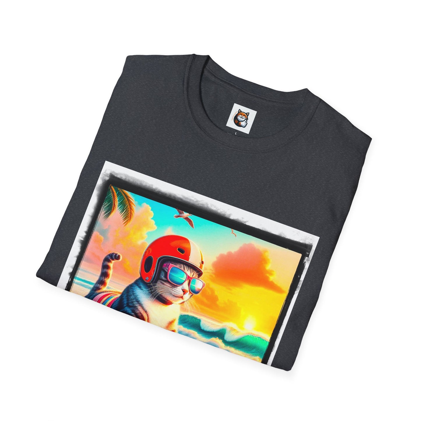 Domestic Cat Unisex Softstyle T-Shirt