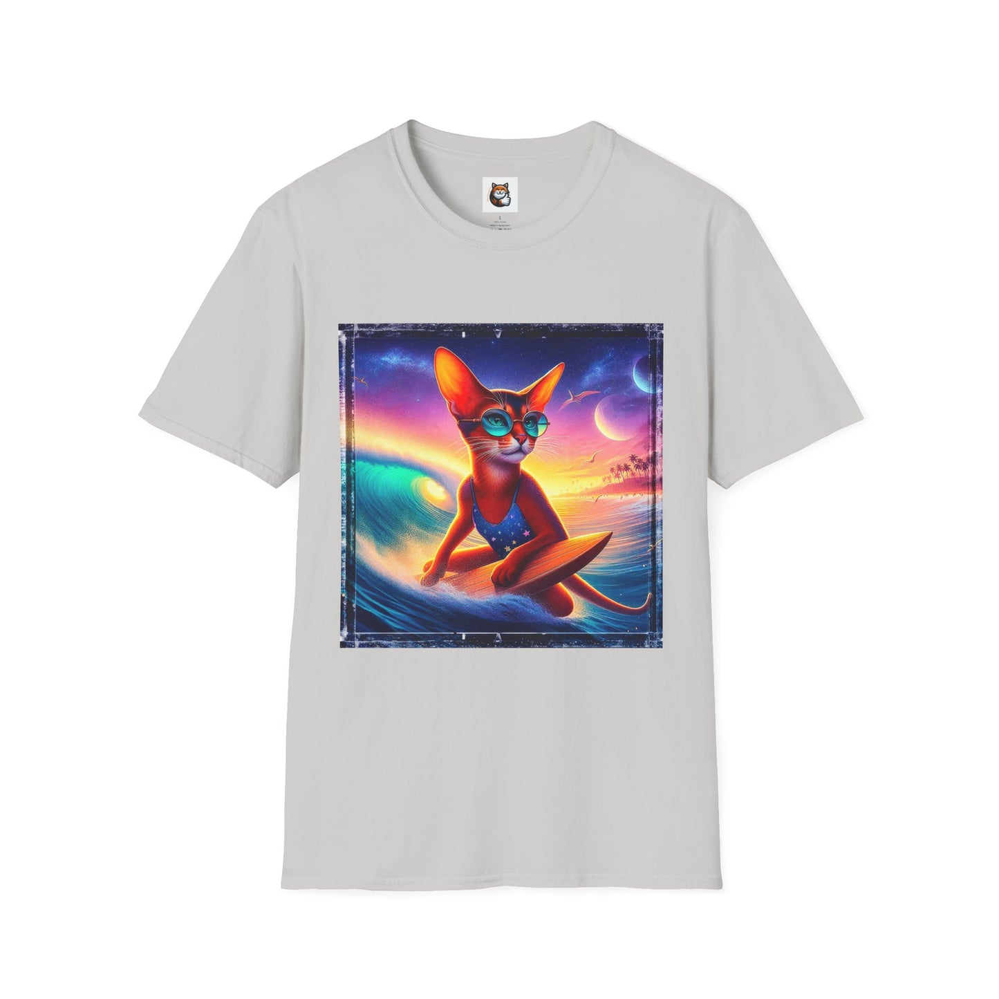 Abyssinian surfer Softstyle T-Shirt
